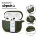 Tech-Protect Silicone Hook dėklas ausinėms Apple AirPods 3, žalias