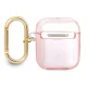 Guess Strap Collection dėklas Apple AirPods 2 ausinėms, rožinis