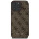 Guess 4G Classic Case for iPhone 16 Pro Max, Brown