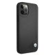 BMW dėklas iPhone 12 / 12 Pro telefonams Leather Deboss, juodas
