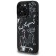 Karl Lagerfeld Grained Pattern MagSafe dėklas iPhone 16 Pro Max, juodas