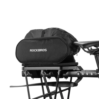 Rockbros dviračio krepšys ant bagažinės 5L, juodas