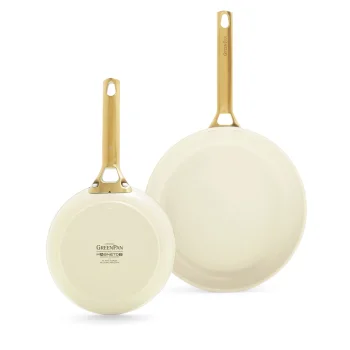 GreenPan Padova Reserve keptuvių rinkinys 20 ir 26 cm, 2 vnt., kreminis