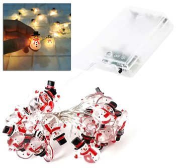 LED kalėdinė girlianda Sniego seniai, 20 LED, 200 cm