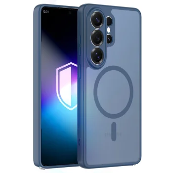 Dėklas 3mk Misty MagCase skirtas Samsung Galaxy S26 Ultra, mėlynas