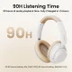Belaidės ausinės Ugreen HP202 HiTune Max5 Hybrid ANC, baltos