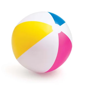 Pripučiamas paplūdimio kamuolys Intex Rainbow 59030, 61 cm