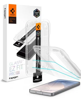 Spigen Glas.tR EZ Fit Pro AC Tempered Glass for Samsung Galaxy S26 FE, 2-Pack