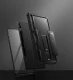 Apsauginis dėklas Tech-Protect Kevlar Pro, Samsung Galaxy Tab S9+ 12.4\", juodas