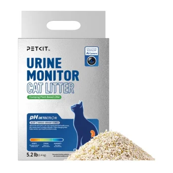 Petkit Urine Monitor augalinis sušokantis kačių kraikas su pH indikatoriumi, 2.4 kg