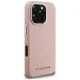 Karl Lagerfeld FW Stamped Karl MagSafe dėklas iPhone 16 Pro Max telefonui, rožinis
