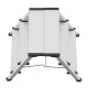 Dvipusės sulankstomos kopėčios Hailo D60 StandardLine, 2x3 pakopos