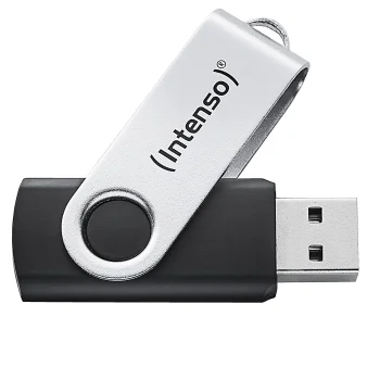 USB atmintinė Intenso Office Line 32GB USB 3.2 Gen 1, sidabrinė / juoda