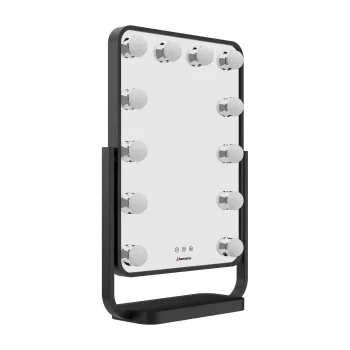 Make-up Mirror with LED Lighting Humanas HS-HM01, Black