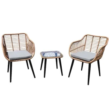 Garden Select ITALIA Garden Furniture Set, 2 Chairs and Table