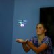 Skraidantis kamuolys Disco LED UFO