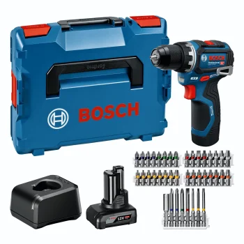 Akumuliatorinis gręžtuvas-suktuvas Bosch GSR 12V-32 su 2 akumuliatoriais ir krovikliu