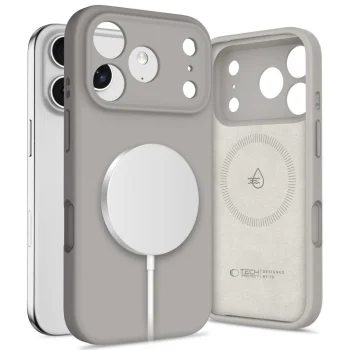 Tech-Protect iPhone 17 Pro Case Silicone MagSafe, Gray