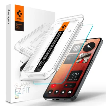 Apsauginis stiklas Spigen Glas.tR EZ Fit, Nothing Phone 3A / 3A Pro, skaidrus