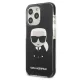 Karl Lagerfeld Ikonik Karl dėklas, skirtas iPhone 13 Pro / 13, Juodas