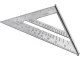 Aliumininis staliaus kampainis su atrama 180 mm, pilkas