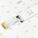 Maclean MCE292 W fasadinis LED šviestuvas su namo numeriu, baltas