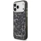 Karl Lagerfeld IML Leopard Pattern MagSafe dėklas, skirtas iPhone 17 Pro Max, juodas