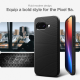 Spigen Liquid Air dėklas, skirtas Google Pixel 9a, juodas