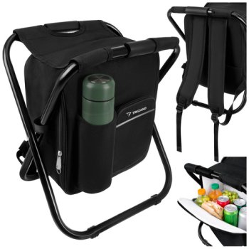 Trizand 3-in-1 žvejybos kėdė su kuprine ir šaltkrepšiu, iki 150 kg