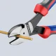 Sustiprintos šoninio kirpimo replės KNIPEX 74 02 180, 180 mm