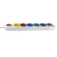 Maclean MCE509 W maitinimo ilgintuvas, 6 lizdai, su jungikliu, 1,5 m, baltas