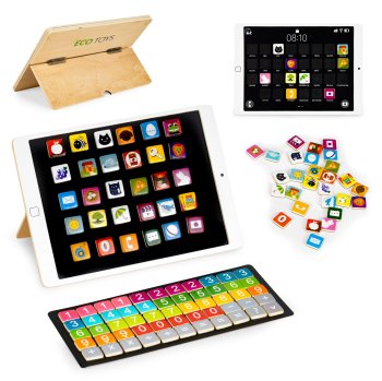 Ecotoys Wooden Educational Magnetic Board G090