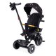 ECOTOYS Kids Tricycle Stroller with 360 Rotating Seat, Black