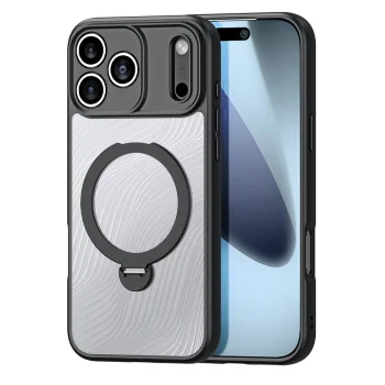 Dux Ducis iPhone 17 Pro Max Case Aimo Mag with Stand, Black