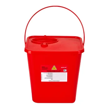 Medicininių atliekų konteineris 5 L, raudonas