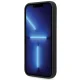 BMW Silicone Metal Logo dėklas iPhone 15 Pro Max 6.7\", juodas