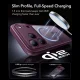 ESR Classic Hybrid MagSafe dėklas skirtas iPhone 18 Pro / 17 Pro, tamsi vyšnia