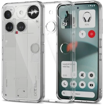 Apsauginis dėklas Tech-Protect FlexAir Hybrid, skirtas Nothing Phone 3, skaidrus