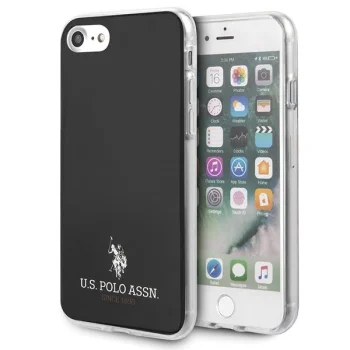Apple iPhone 8 / 7 / SE (2020) (2022) 4.7" US Polo Shiny Case Cover (USHCI8TPUBK), Black
