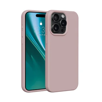 Etteri Silicone Case for Apple iPhone 12 / 12 Pro Light Pink