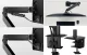 ARCTIC X1-3D monitoriaus laikiklis su dujine spyruokle iki 43\" (146398)