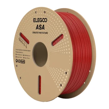 Elegoo ASA 3D spausdintuvo plastikas 1.75 mm, raudonas