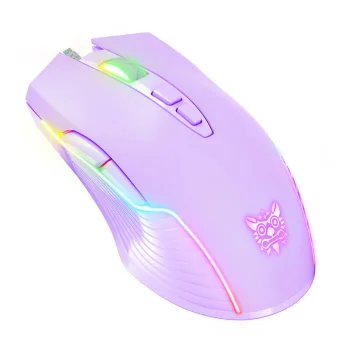 Laidinė žaidimų pelė ONIKUMA CW905 su RGB apšvietimu, violetinė