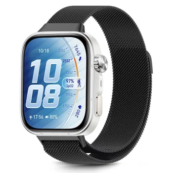 Tech-Protect MilaneseBand dirželis, skirtas Huawei Watch Fit 3, juodas