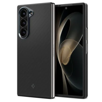 Spigen Airskin TPU dėklas telefonui Samsung Galaxy Z Fold 6, juodas