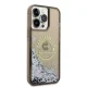Karl Lagerfeld Liquid Glitter RSG dėklas, skirtas iPhone 14 Pro Max, juodas