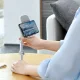 Baseus Telescopic Desktop Bracket Phone Holder Wireless Qi Charger 15W with USB Cable, Silver