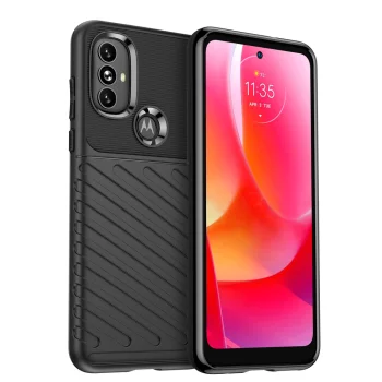 Dėklas Thunder Case telefonui Motorola Moto G Power 2022, juodas
