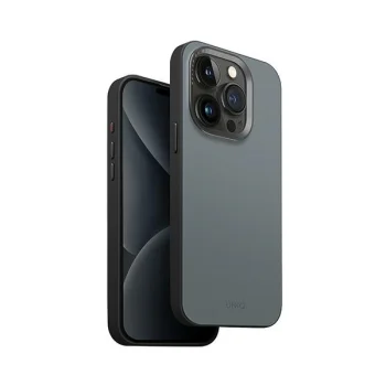 Uniq Lyden DS Magclick Charging dėklas iPhone 15 Pro 6.1", mėlynas ir juodas