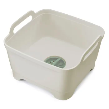 Joseph Joseph Wash&Drain Washing-Up Bowl, Stone Green
